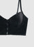 Bustier aus samt mit schimmerndem Effekt