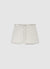 Solid colour ribbed pyjama set with scalloped edges