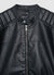 Giacca biker effetto pelle slim con zip