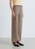 Wide-leg checkered trousers