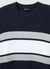 Maglia girocollo con bande