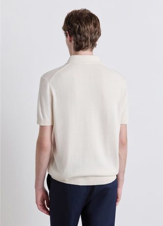 Polo en maille à manches courtes