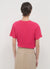 Unifarbenes T-Shirt mit Rundhalsausschnitt