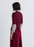 Knitted cable-knit T-shirt with buttons on the shoulders