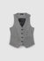 Gilet tessuto spigato