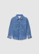 Denim shirt with chest pockets - 7-8