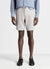 Linen blend bermuda shorts