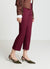 Pantalon flare cropped uni