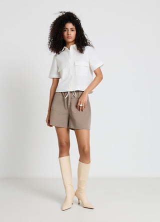 Camicia utility con tasche con patta