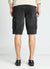 Jeans cargo corti con tasconi tinta unita