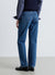 Jeans mit geradem Bein und hoher Taille