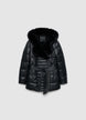 Chiodo imbottito similpelle - XS