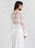 Lace frill blouse