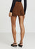 Corduroy-effect skirt-trousers