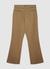 Unifarbene Cropped Flared Hose