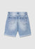 Pantaloncini jeans con risvolto