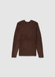 Pull bouclé uni à col rond - 5XL
