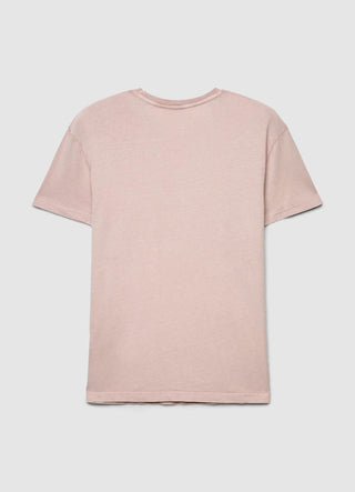T-Shirt mit ausgewaschenem Effekt und Strasssteinen