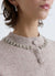 Cardigan with jewel collar and buttons