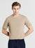 Textured fabric T-shirt