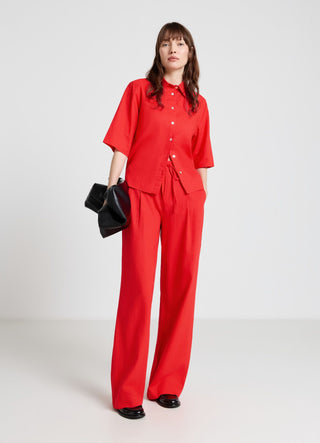 Pantalone palazzo sa pojasom