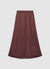 Solid colour faux satin wide-leg trousers