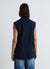 Gilet long tailleur à deux boutons