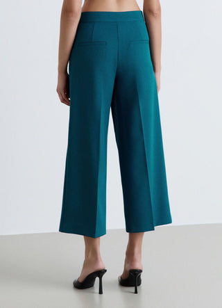 Wide-leg culotte trousers