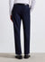 Plain straight tailored trousers
