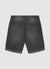 Denim shorts with rips and cuffs