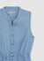 Vestito corto smanicato