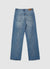 Jeans wide leg a vita alta