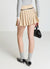 Pleated skirt-trousers