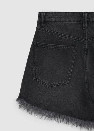 Pantaloncini frange e strass