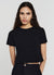 T-shirt crop cotone