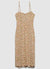 Vestito slipdress lungo a fiori