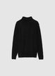 Cable-knit turtleneck sweater - S