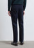 Pantaloni straight in velluto a coste con doppia pinces