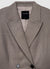 Double-breasted jacket with lapels and flap pockets