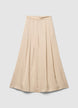 Solid colour faux satin wide-leg trousers - XS/S
