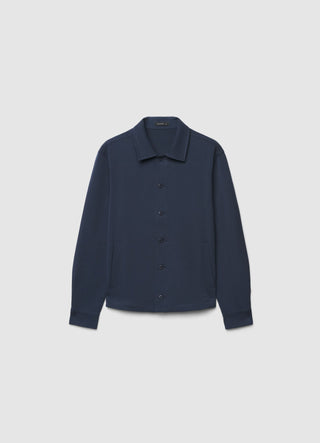 Shirt jacket with buttons