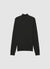 Plain-colour roll-neck jumper