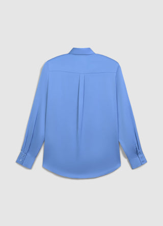 Camicia classica in simil satin