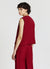 Gilet asimmetrico con bottoni
