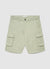 Plain-colour cargo shorts