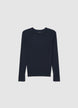 Plain crew neck sweater - XS
