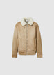 Faux shearling jacket - S