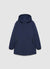 Parka imbottito con cappuccio e zip nascosta
