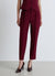 Pantaloni con pinces e vita elasticizzata