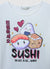 T-shirt a maniche lunghe con stampa